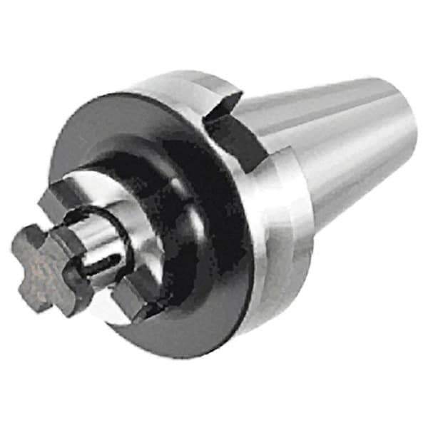 Iscar - BT40 Taper Shank 16mm Pilot Diam Shell Mill Holder - 60mm Flange to Nose End Projection, 38mm Nose Diam, Through-Spindle Coolant - Exact Industrial Supply