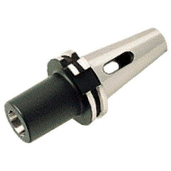 Iscar - DIN69871-50 Outside Taper, 3MT Inside Taper, DIN69871 to Morse Taper Adapter - 65mm Projection, 40mm Nose Diam, 0.0002" TIR - Exact Industrial Supply