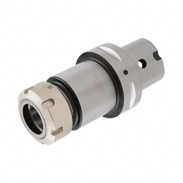 Iscar - 0.5mm to 10mm Capacity, 70mm Projection, Modular Connection, ER16 Collet Chuck - 0.0001" TIR, Through-Spindle - Exact Industrial Supply