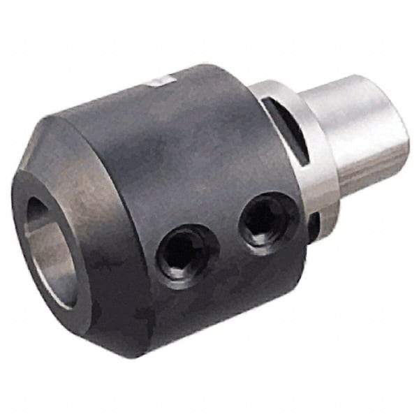 Iscar - C6 Modular Connection 20mm Hole End Mill Holder/Adapter - 52mm Nose Diam, 65mm Projection, Through-Spindle Coolant - Exact Industrial Supply