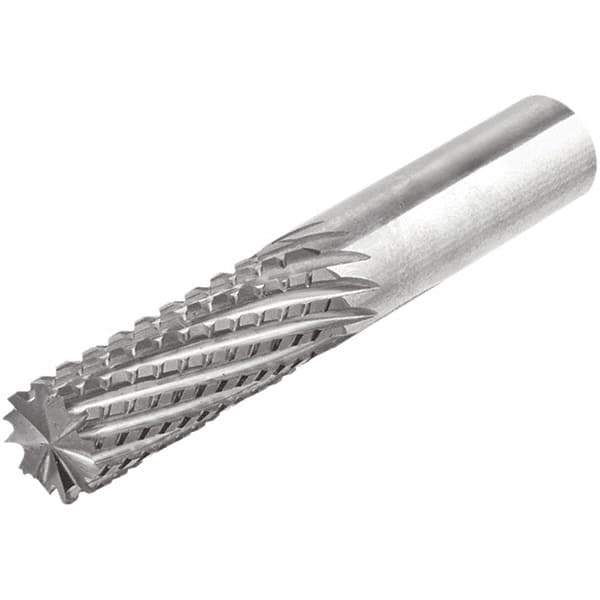 Iscar - 3/8" Diam, 1" LOC, End Mill End, Solid Carbide Diamond Pattern Router Bit - Right Hand Cut, 3" OAL, 3/8" Shank Diam, Use on Composite - Top Tool & Supply