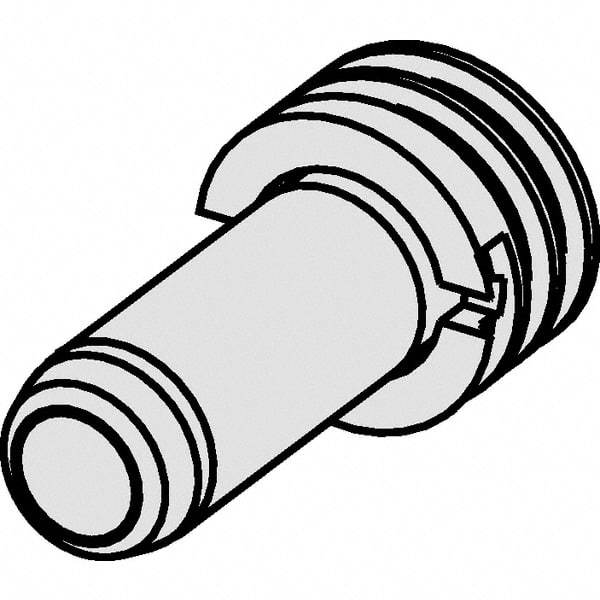 Kennametal - Rotary Tool Holder Coolant Supply Unit Assembly - Use with HSK Shank Tool, Compatible with HSK80A Taper Size - Exact Industrial Supply