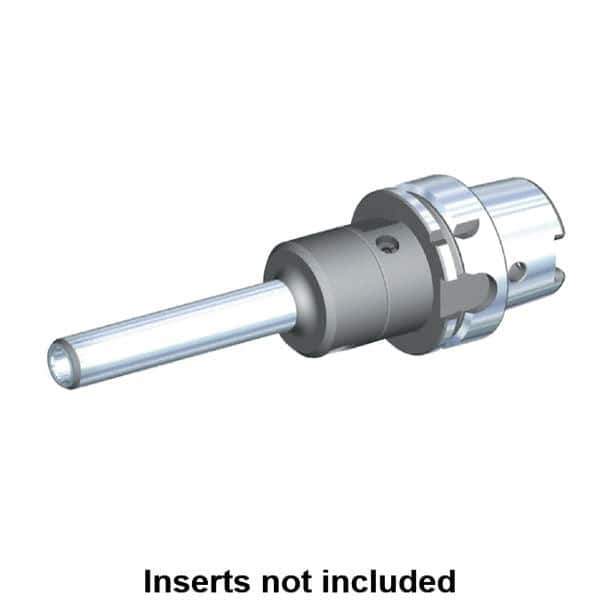 Kennametal - HSK100A Taper Shank, 6mm Hole Diam, Hydraulic Tool Holder/Chuck - 13.5mm Nose Diam, 200mm Projection, 85mm Clamp Depth, 15,000 RPM, Through Coolant - Exact Industrial Supply