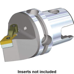 Kennametal - Neutral Cut, Size KM50, DN.. Insert Compatiblity, Modular Turning & Profiling Cutting Unit Head - 50mm Head Length, Through Coolant, Series M-Clamping - Top Tool & Supply