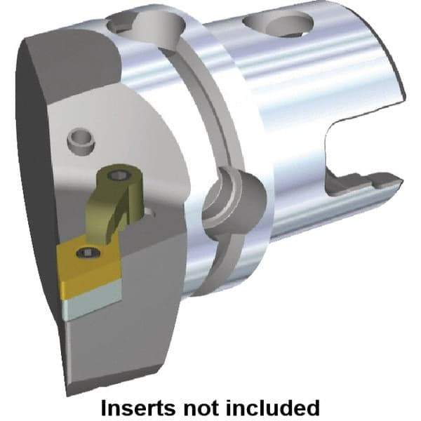 Kennametal - Left Hand Cut, Size KM50, DN.. Insert Compatiblity, Modular Turning & Profiling Cutting Unit Head - 35mm Ctr to Cutting Edge, 50mm Head Length, Through Coolant, Series M-Clamping - Top Tool & Supply