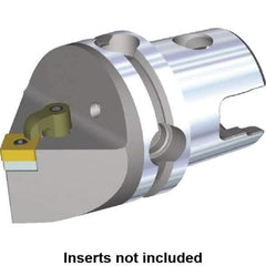 Kennametal - Neutral Cut, Size KM80, SN.. Insert Compatiblity, Modular Turning & Profiling Cutting Unit Head - 70mm Head Length, Through Coolant, Series M-Clamping - Top Tool & Supply