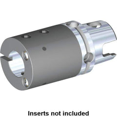 Kennametal - 3/8" Bore Diam, 1.58" Body Diam x 2.362" Body Length, Boring Bar Holder & Adapter - 0.125" Screw Thread Lock, 1.89" Bore Depth, Internal & External Coolant - Exact Industrial Supply