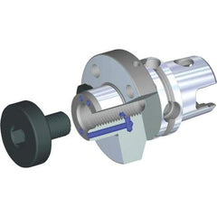 Kennametal - KM80TS Taper Shank 2-1/2" Pilot Diam Shell Mill Holder - 2-1/4" Flange to Nose End Projection, 124mm Nose Diam - Exact Industrial Supply