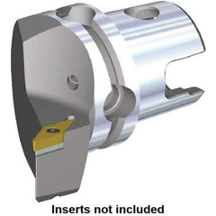 Kennametal - Left Hand Cut, Size KM50, VB.. Insert Compatiblity, Modular Turning & Profiling Cutting Unit Head - 35mm Ctr to Cutting Edge, 50mm Head Length, Through Coolant, Series S-Clamping - Top Tool & Supply