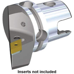 Kennametal - Left Hand Cut, Size KM40, DN.. Insert Compatiblity, Modular Turning & Profiling Cutting Unit Head - 27mm Ctr to Cutting Edge, 40mm Head Length, Through Coolant, Series Kenlever - Top Tool & Supply