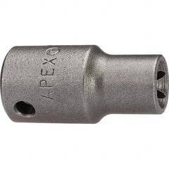 Apex - Impact Sockets Drive Size (Inch): 1/4 Torx Size: E12 - Top Tool & Supply