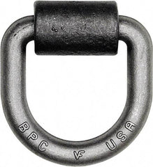 Buyers Products - Steel D-Ring with Integral Bracket - 4-1/2" Long, Gray, For Use with Cargo Control - Top Tool & Supply