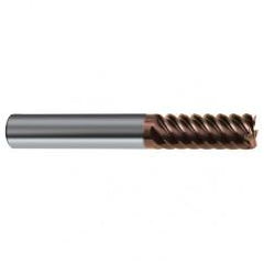 1/4" Dia. - 2-1/2" OAL - 45° Helix Nano-SI Carbide End Mill - 6 FL - Top Tool & Supply