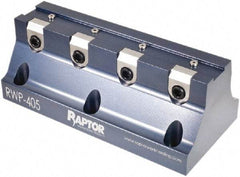 Raptor Workholding - 3/4" Jaw Width, 3" High x 8" Long x 3.8" Wide Dovetail Vise - For Use with 4 & 5 Axis Workholding Systems - Top Tool & Supply