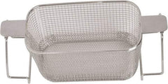 CREST ULTRASONIC - Stainless Steel Parts Washer Basket - 5.177" High, Use with Parts Washers - Top Tool & Supply