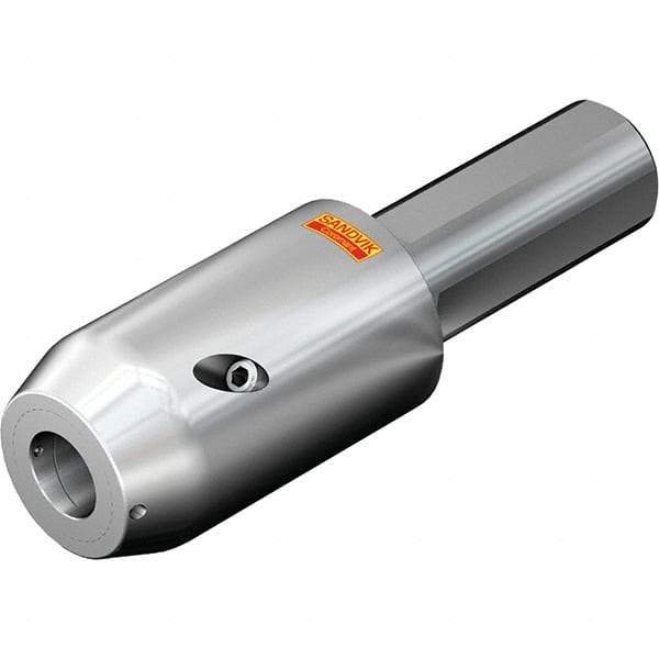 Sandvik Coromant - Cylindrical Shank, Hydraulic Tool Holder/Chuck - 43.9mm Nose Diam, 70mm Projection, 120mm Clamp Depth, Through Coolant - Exact Industrial Supply