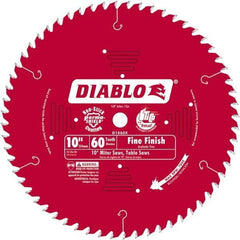 Freud - 10" Blade Diam, 60 Teeth, Carbide-Tipped Cold Saw Blade - 5/8" Arbor Hole Diam, 0.071" Blade Thickness - Top Tool & Supply