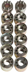 Jendyk - Wheel Lock Set - For Use with Hub-Piloted Wheels (M22 x 1.5 Thread Size) - Top Tool & Supply