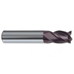 1/8 Dia. x 1-1/2 Overall Length 4-Flute Square End Solid Carbide SE End Mill-Round Shank-Center Cut-Firex - Top Tool & Supply