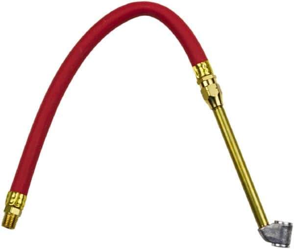 Milton - Inflator Gauge Hose Whip - Use with Milton 500 Series Inflator Gauges - Top Tool & Supply