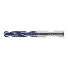 Screw Machine Length Drill Bit: 0.5276″ Dia, 140 °, Solid Carbide Coated, Right Hand Cut, Spiral Flute, Straight-Cylindrical with Weldon Flat Shank, Series DC150-03-D0