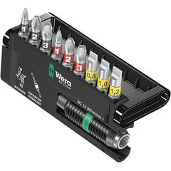 Wera - Power & Impact Screwdriver Bit Sets Point Type: Phillips; Pozidriv; Slotted Tool Type: Phillips; Pozidriv; Slotted - Top Tool & Supply