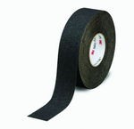 List 310 4" x 60' Slip-Resistant Medium Resilient Tape - Black - Top Tool & Supply