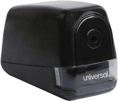 UNIVERSAL - Electric Desktop Pencil Sharpener - 1 Hole - Top Tool & Supply