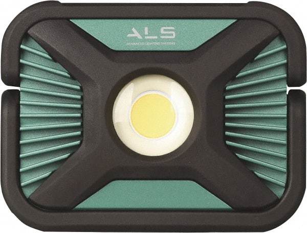 Advanced Lighting Systems - 7.2 Volt, Black & Turquoise Spot Light - 2,000 Lumens, Rechargeable Battery, LED Lamp - Top Tool & Supply