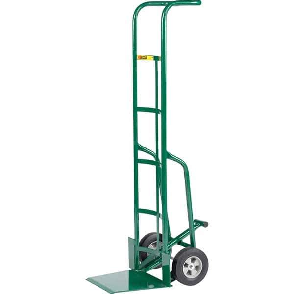 Little Giant - 800 Lb Capacity 60" OAH Hand Truck - Continuous Handle, Steel, Rubber Wheels - Top Tool & Supply