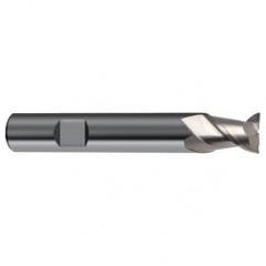 3mm Dia. - 50mm OAL - 45° Helix Bright Carbide End Mill - 2 FL - Top Tool & Supply