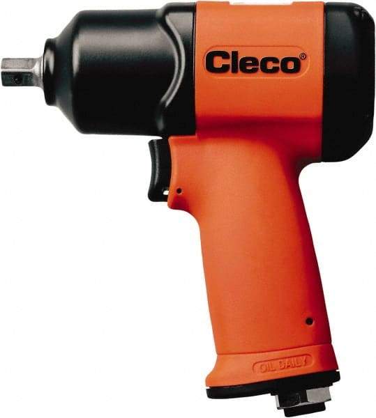 Cleco - 1/2" Drive, 510 RPM, 692 Ft/Lb Torque Impact Wrench - T-Handle, 1,600 IPM, 4.5 CFM, 620 psi, 1/4" NPT Inlet - Top Tool & Supply