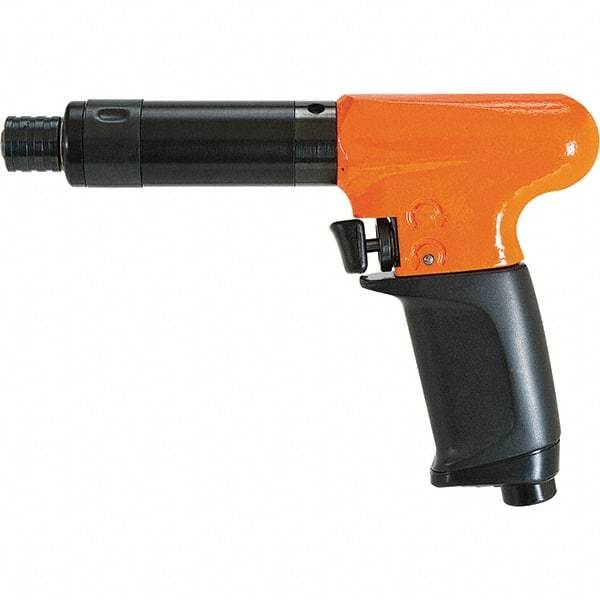 Cleco - 1/4" Bit Holder, 1,800 RPM, Pistol Grip Handle Air Screwdriver - 100 Ft/Lb Torque, 1/4" Inlet, 22 CFM - Top Tool & Supply