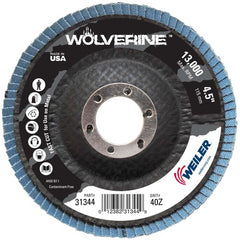 4-1/2″ Vortec Pro Abrasive Flap Disc, Angled, Phenolic Backing, 40Z, 7/8″ Arbor Hole - Top Tool & Supply