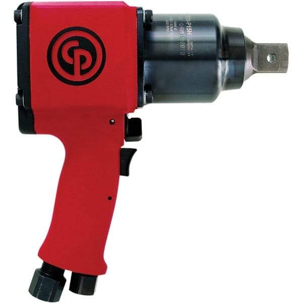 Chicago Pneumatic - 1" Drive, 4,000 RPM, 1,100 Ft/Lb Torque Impact Wrench - Pistol Grip Handle, 52.9 CFM, 90 psi, 3/8" NPT Inlet - Top Tool & Supply