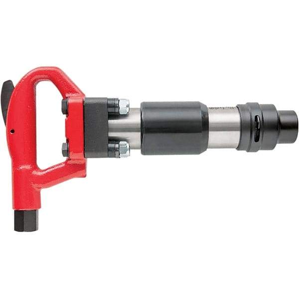 Chicago Pneumatic - 2,150 BPM, 2" Stoke Length, Pneumatic Chipping Hammer - 31 CFM, 7/8 NPT - Top Tool & Supply