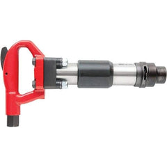 Chicago Pneumatic - 1,700 BPM, 4" Stoke Length, Pneumatic Chipping Hammer - 33 CFM, 7/8 NPT - Top Tool & Supply