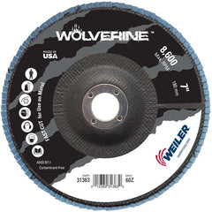 7″ Vortec Pro Abrasive Flap Disc, Angled, Phenolic Backing 60Z, 7/8″ Arbor Hole - Top Tool & Supply