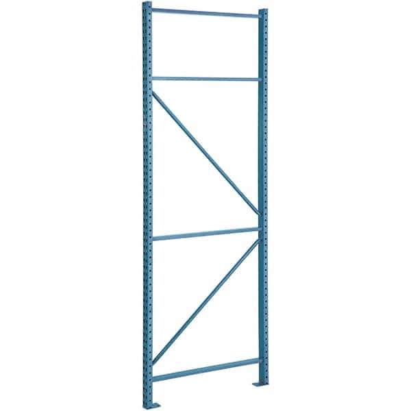 Steel King - 22,780 Lb Capacity Heavy-Duty Framing Upright - 1-7/8" Wide x 96" High x 42" Deep, Blue - Top Tool & Supply