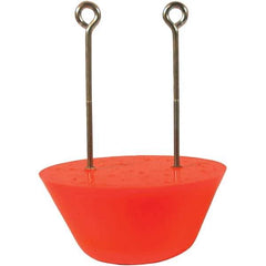 UltraTech - 1' Long x 1' Wide, Polyurethane Drain Plug - 10" Diam, Orange, Use for Spill Response - Top Tool & Supply