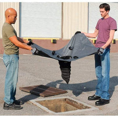 UltraTech - 4' Long x 3' Wide, Nonwoven Polypropylene Geotextile/PVC Drain Guard - Black, Use for Stormwater/Construction Compliance - Top Tool & Supply