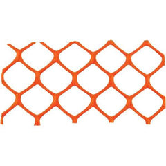 PRO-SAFE - 50' Long x 4' High, Orange Reusable Safety Fence - Top Tool & Supply