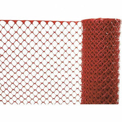 PRO-SAFE - 100' Long x 4' High, Orange Reusable Safety Fence - Top Tool & Supply