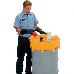 UltraTech - 9" High x 28" Diam, Polyethylene, Funnel - 5 Gal Drum/Pail Capacity - Top Tool & Supply