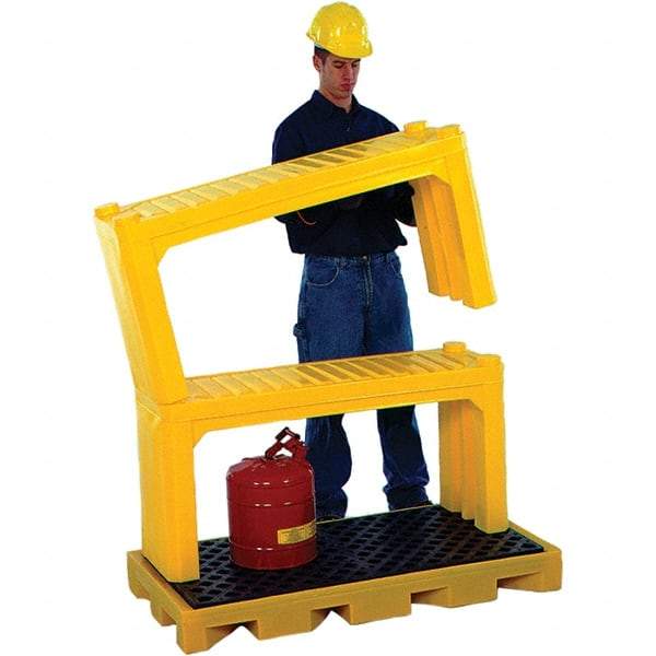 UltraTech - 4' Long x 1.2' Wide x 24" High, Spill Containment Stacking Shelf - Compatible with Spill Pallets & Decks - Top Tool & Supply