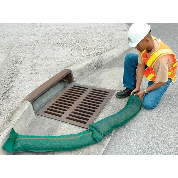 UltraTech - 750' Long" x 11" Wide Gravel Bag - Green Geotextile, For Stormwater - Top Tool & Supply