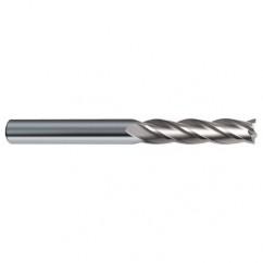 3/4 Dia. x 6 Overall Length 4-Flute Square End Solid Carbide SE End Mill-Round Shank-Center Cut-Uncoated - Top Tool & Supply