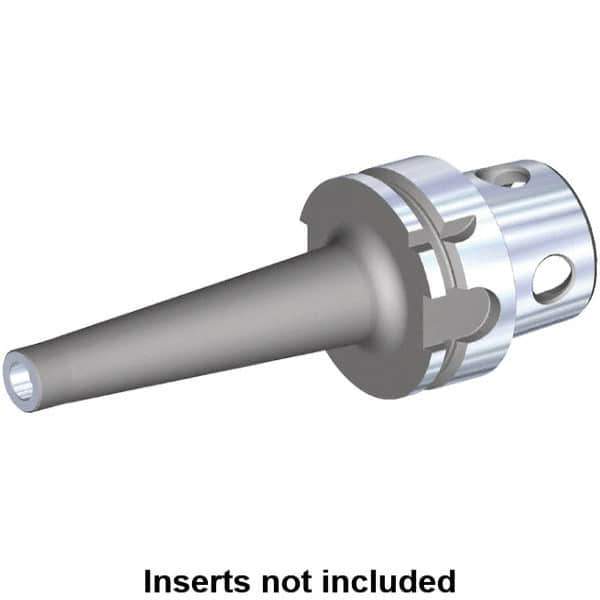 Kennametal - KM4X63 2-1/2" Shank Diam Taper Shank 18mm Hole End Mill Holder/Adapter - 18mm Nose Diam, 59mm Projection, Through Coolant - Exact Industrial Supply