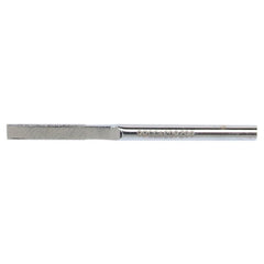 0.030″ × 1/8″ Electroplated Diamond File Flat 100 Grit 5/8″ Diamond - Top Tool & Supply