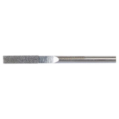 0.120″ × 0.040″ Electroplated Diamond File Flat 100 Grit 5/8″ Diamond - Top Tool & Supply